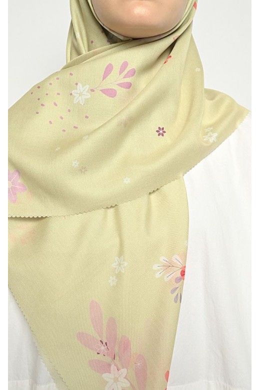Virametha Jasmine Square Lasercut Avocado